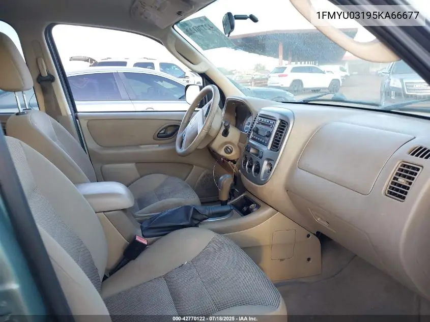 2005 Ford Escape Xlt VIN: 1FMYU03195KA66677 Lot: 42770122
