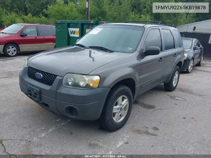 2005 Ford Escape Xls VIN: 1FMYU92Z65KB19878 Lot: 42776037