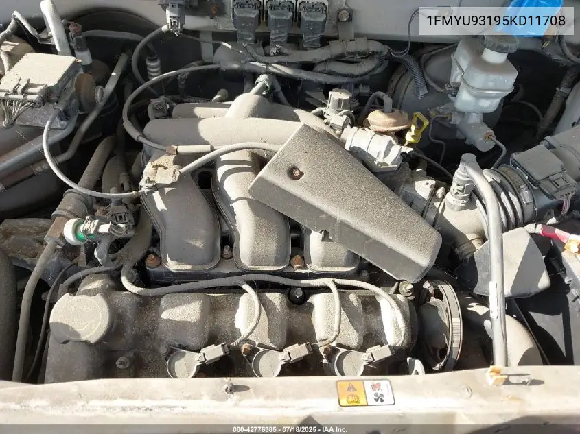 2005 Ford Escape Xlt VIN: 1FMYU93195KD11708 Lot: 42776385