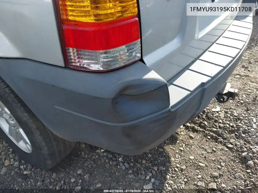 2005 Ford Escape Xlt VIN: 1FMYU93195KD11708 Lot: 42776385