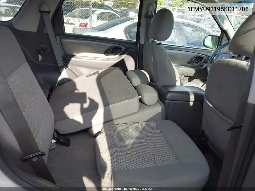 2005 Ford Escape Xlt VIN: 1FMYU93195KD11708 Lot: 42776385