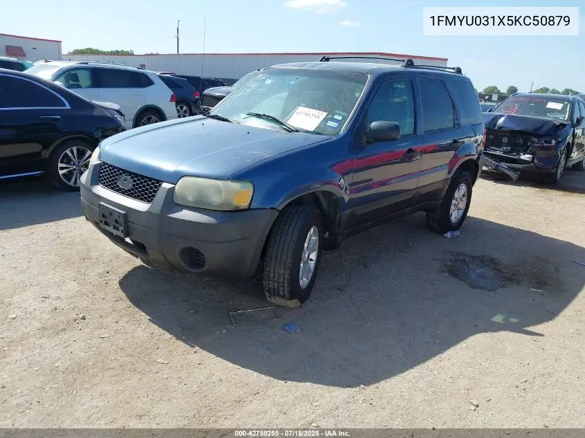 2005 Ford Escape Xlt VIN: 1FMYU031X5KC50879 Lot: 42780255
