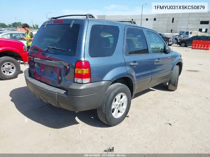 2005 Ford Escape Xlt VIN: 1FMYU031X5KC50879 Lot: 42780255