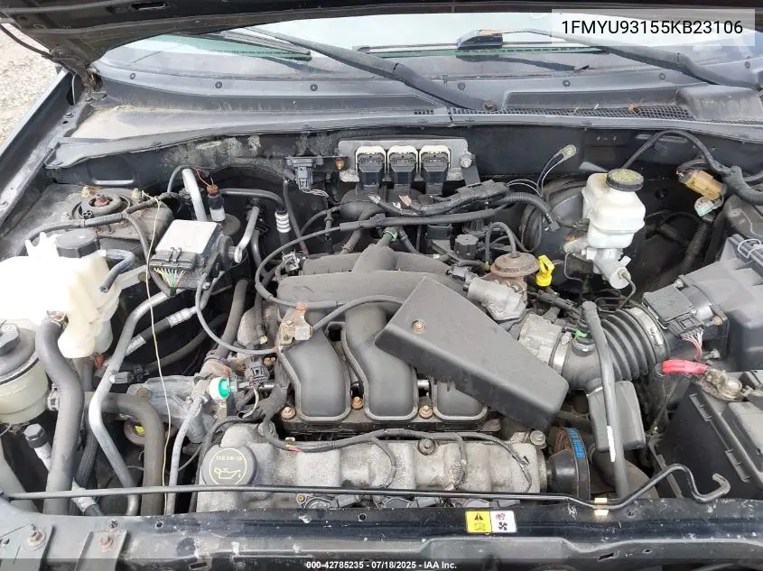 2005 Ford Escape Xlt VIN: 1FMYU93155KB23106 Lot: 42785235