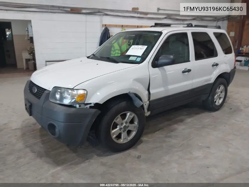 2006 Ford Escape Xlt/Xlt Sport VIN: 1FMYU93196KC65430 Lot: 42233765