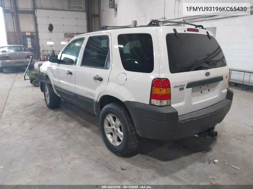 2006 Ford Escape Xlt/Xlt Sport VIN: 1FMYU93196KC65430 Lot: 42233765