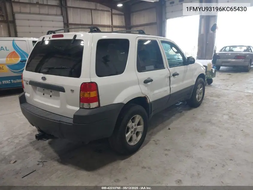 2006 Ford Escape Xlt/Xlt Sport VIN: 1FMYU93196KC65430 Lot: 42233765