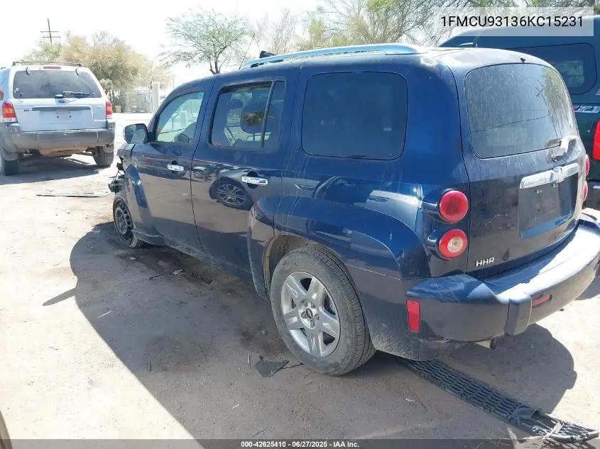 2006 Ford Escape Xlt/Xlt Sport VIN: 1FMCU93136KC15231 Lot: 42625410