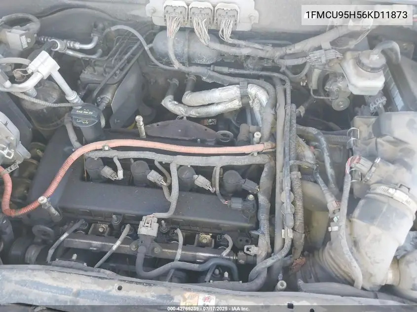 2006 Ford Escape Hybrid VIN: 1FMCU95H56KD11873 Lot: 42769239
