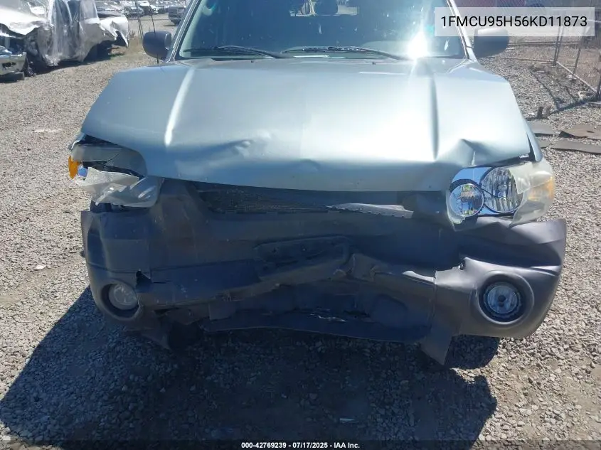 2006 Ford Escape Hybrid VIN: 1FMCU95H56KD11873 Lot: 42769239