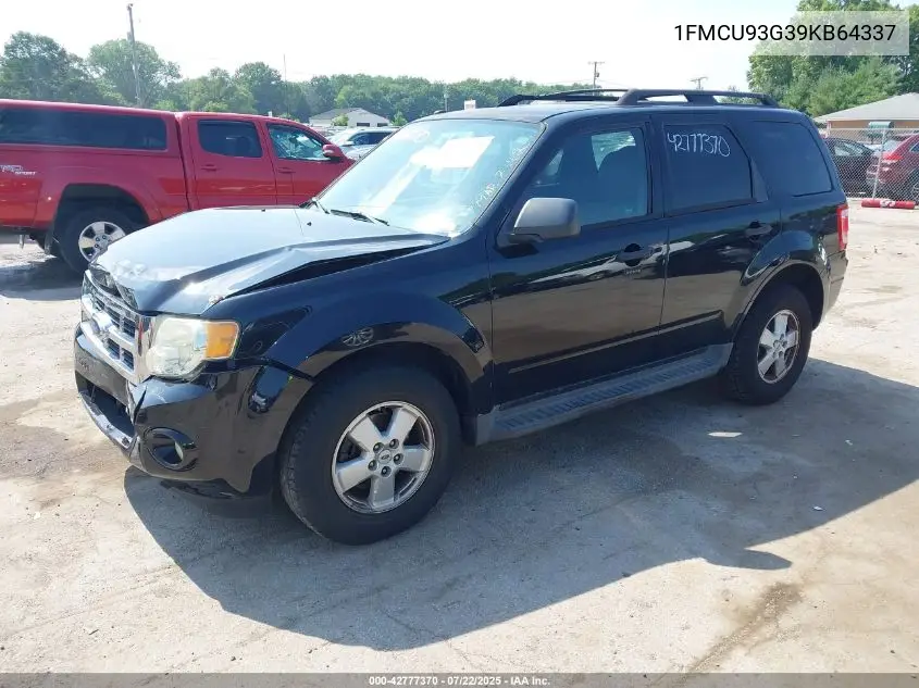 2009 Ford Escape Xlt VIN: 1FMCU93G39KB64337 Lot: 42777370