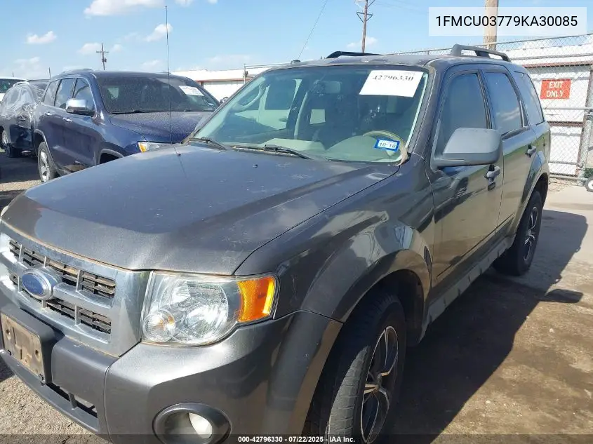 2009 Ford Escape Xlt VIN: 1FMCU03779KA30085 Lot: 42796330