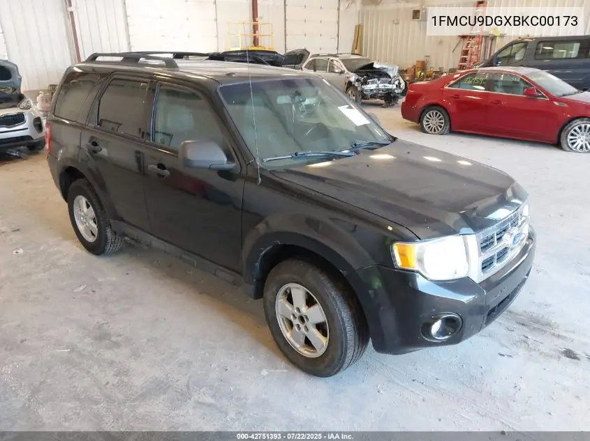 2011 Ford Escape Xlt Automatic VIN: 1FMCU9DGXBKC00173 Lot: 42751393