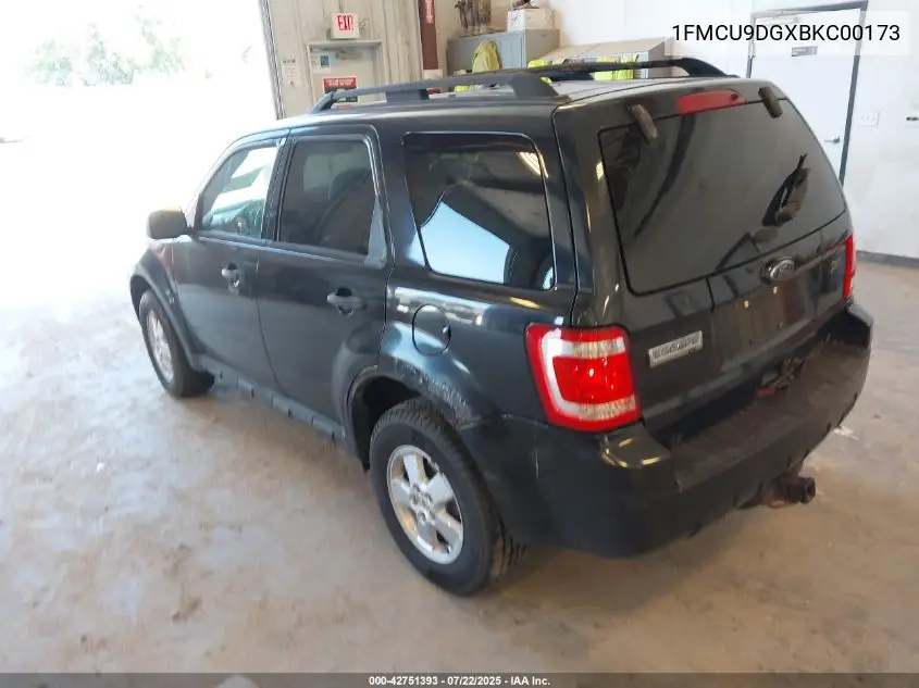 2011 Ford Escape Xlt Automatic VIN: 1FMCU9DGXBKC00173 Lot: 42751393