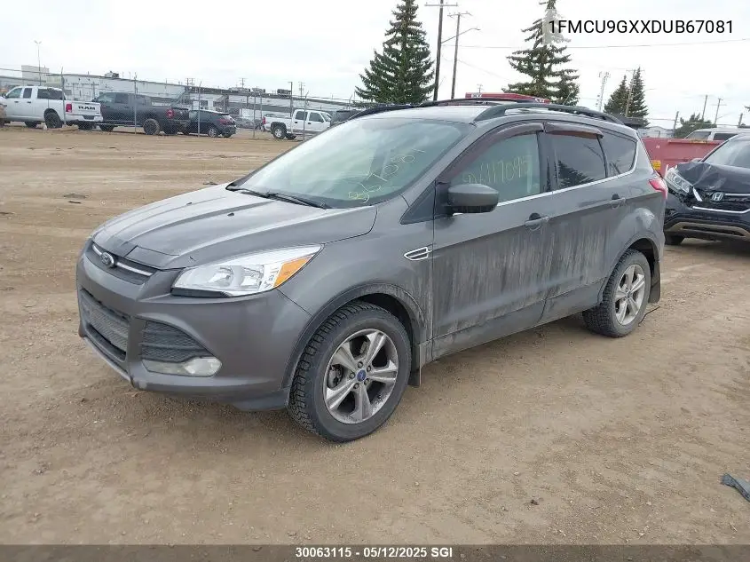 2013 Ford Escape Se VIN: 1FMCU9GXXDUB67081 Lot: 30063115