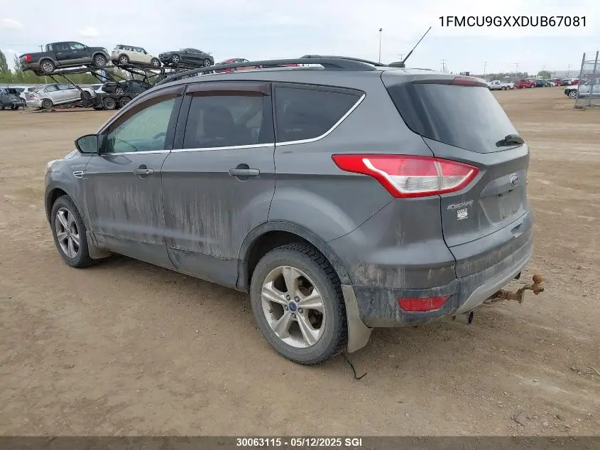 2013 Ford Escape Se VIN: 1FMCU9GXXDUB67081 Lot: 30063115
