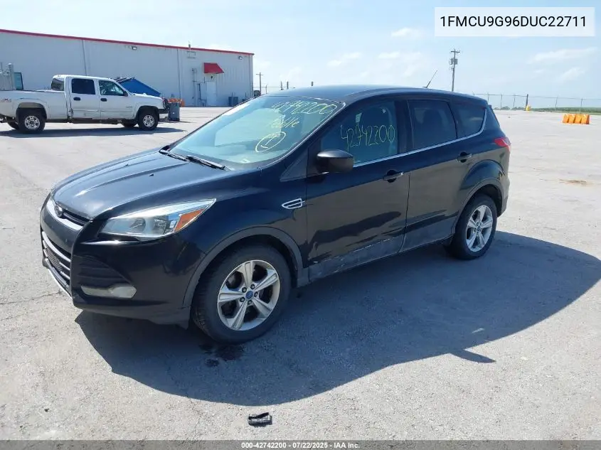 2013 Ford Escape Se VIN: 1FMCU9G96DUC22711 Lot: 42742200