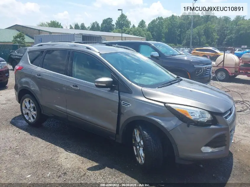 2014 Ford Escape Titanium VIN: 1FMCU0J9XEUC10891 Lot: 42602633