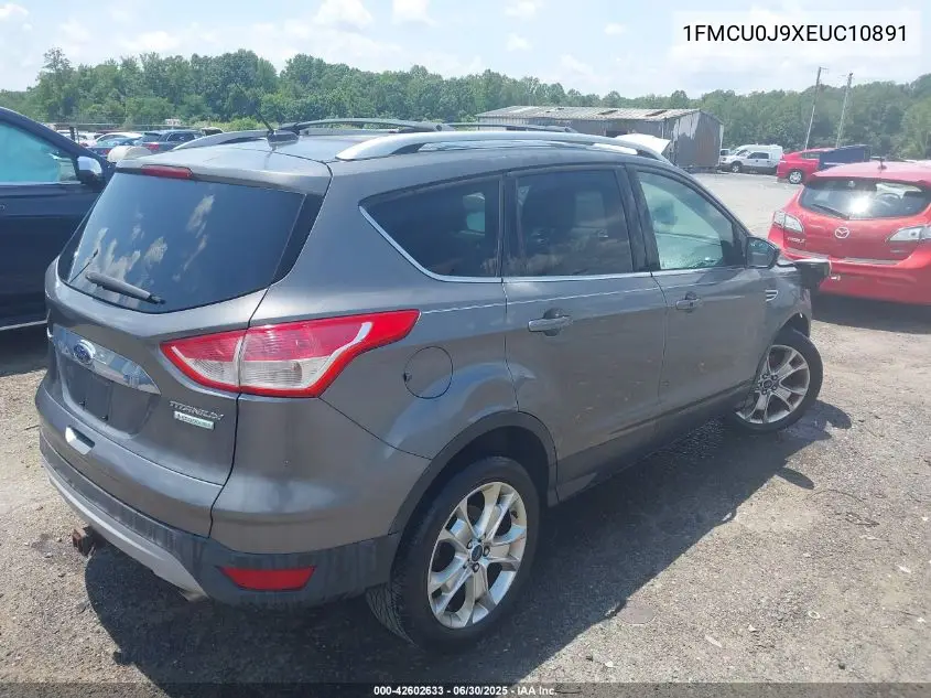2014 Ford Escape Titanium VIN: 1FMCU0J9XEUC10891 Lot: 42602633