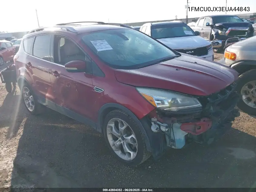 2014 Ford Escape Titanium VIN: 1FMCU0JX3EUA44843 Lot: 42604352
