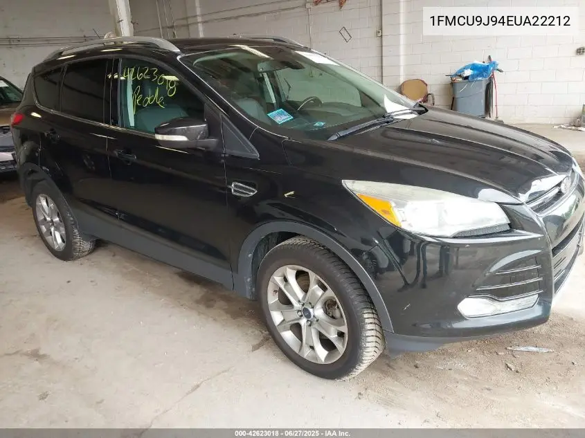 2014 Ford Escape Titanium VIN: 1FMCU9J94EUA22212 Lot: 42623018