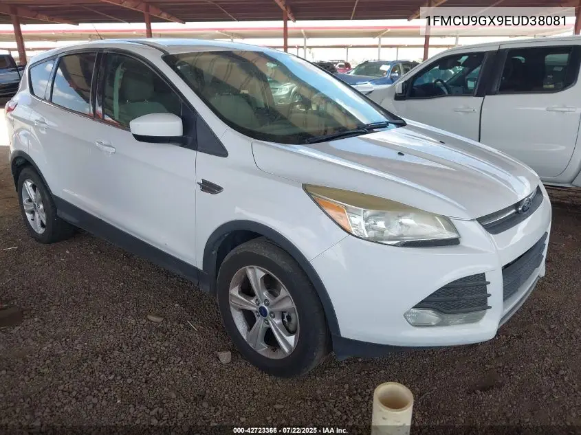 2014 Ford Escape Se VIN: 1FMCU9GX9EUD38081 Lot: 42723366