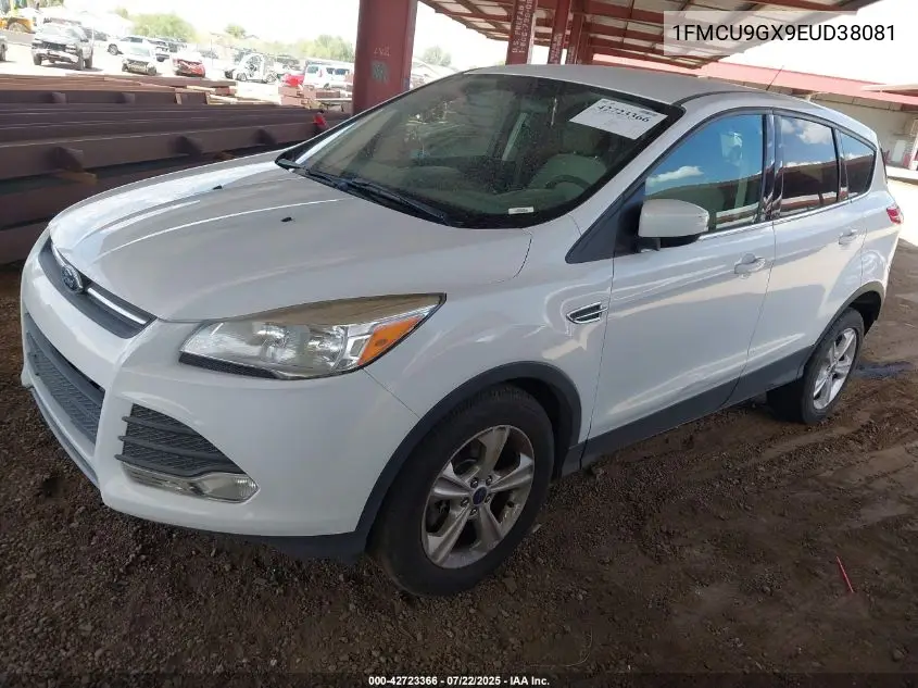 2014 Ford Escape Se VIN: 1FMCU9GX9EUD38081 Lot: 42723366