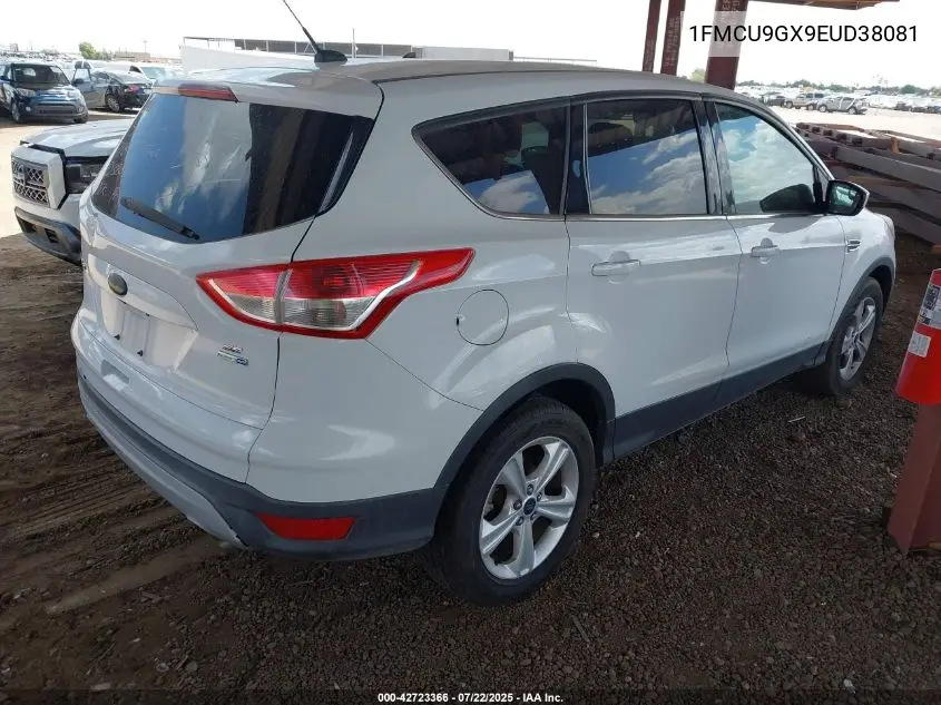 2014 Ford Escape Se VIN: 1FMCU9GX9EUD38081 Lot: 42723366