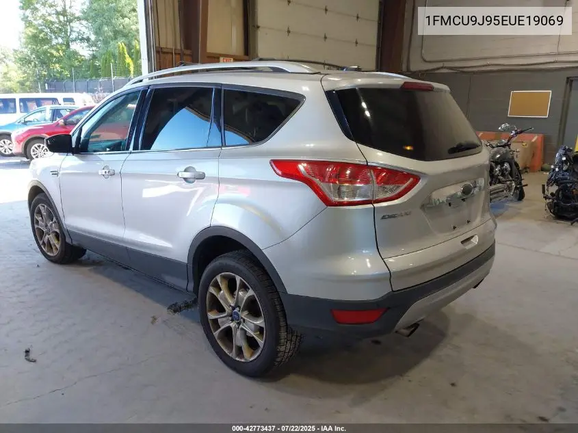 2014 Ford Escape Titanium VIN: 1FMCU9J95EUE19069 Lot: 42773437