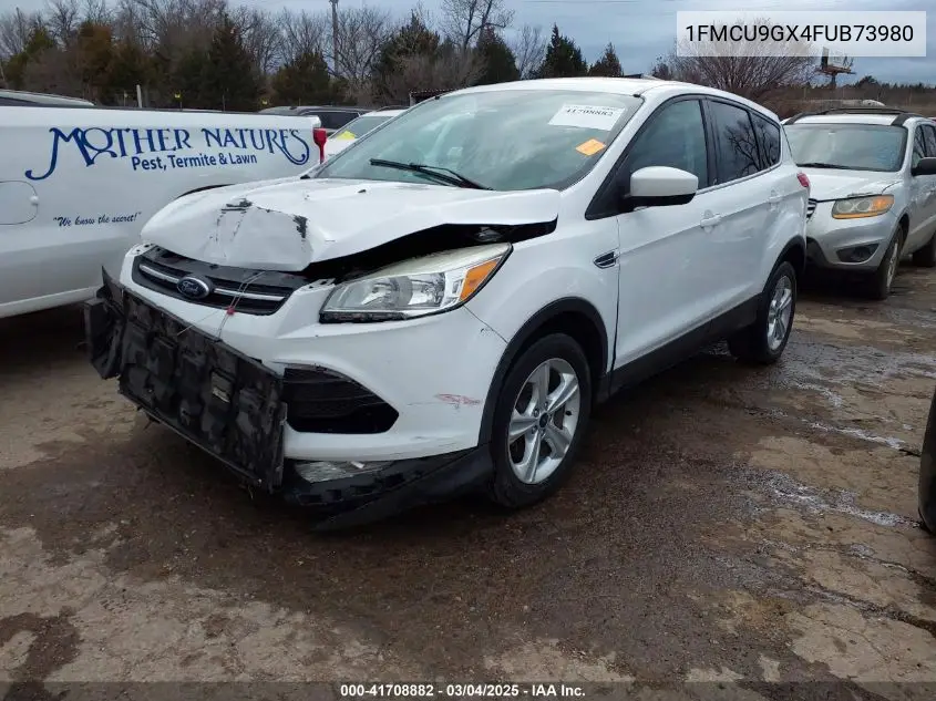 2015 Ford Escape Se VIN: 1FMCU9GX4FUB73980 Lot: 41708882