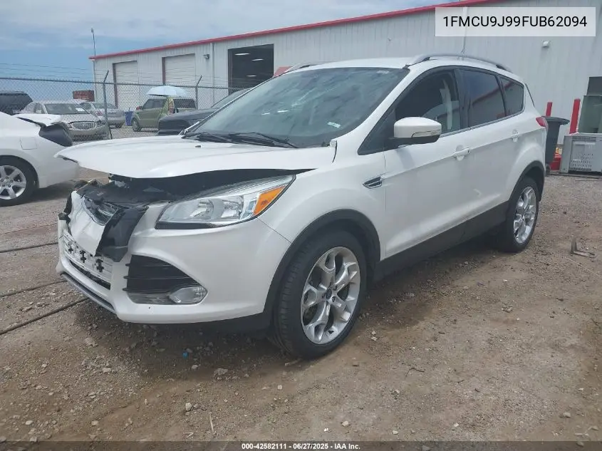 2015 Ford Escape Titanium VIN: 1FMCU9J99FUB62094 Lot: 42582111