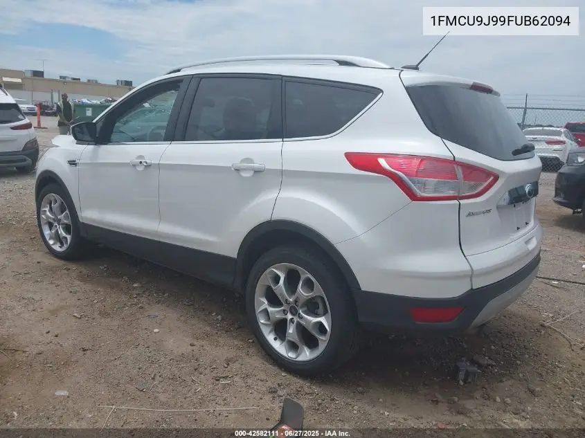 2015 Ford Escape Titanium VIN: 1FMCU9J99FUB62094 Lot: 42582111