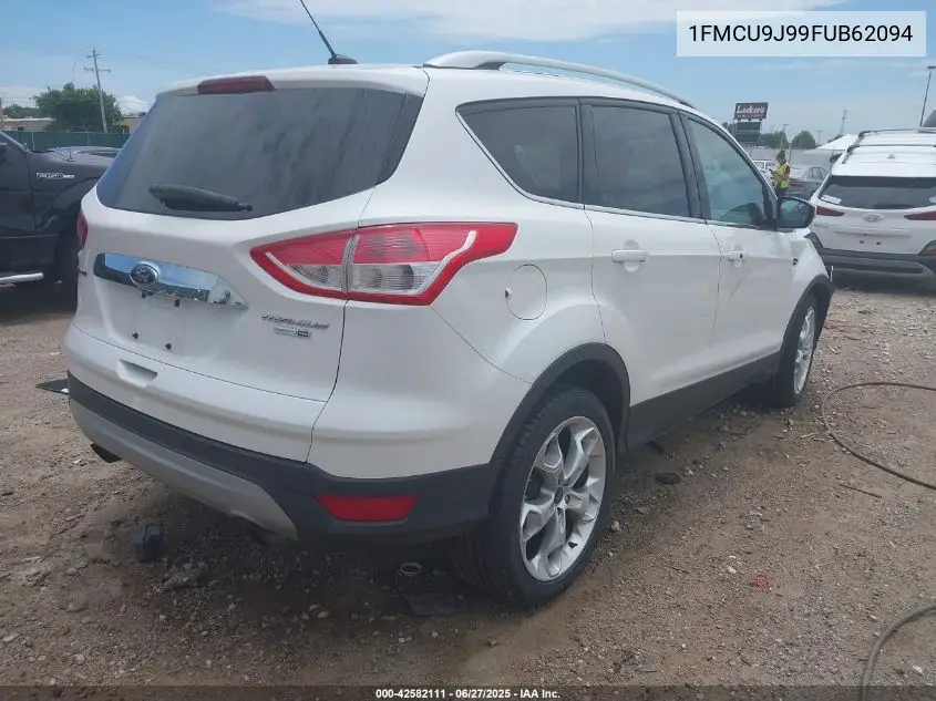 2015 Ford Escape Titanium VIN: 1FMCU9J99FUB62094 Lot: 42582111