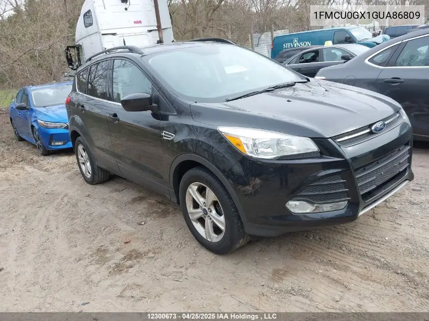 2016 Ford Escape Se VIN: 1FMCU0GX1GUA86809 Lot: 12300673