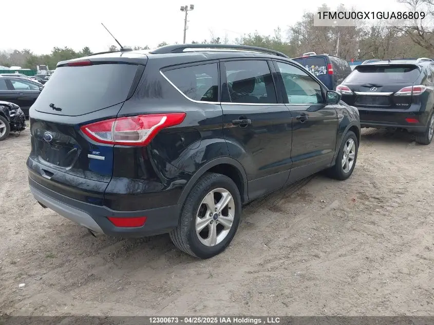 2016 Ford Escape Se VIN: 1FMCU0GX1GUA86809 Lot: 12300673