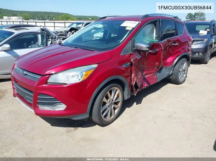 2016 Ford Escape Se VIN: 1FMCU0GX3GUB56844 Lot: 42794488
