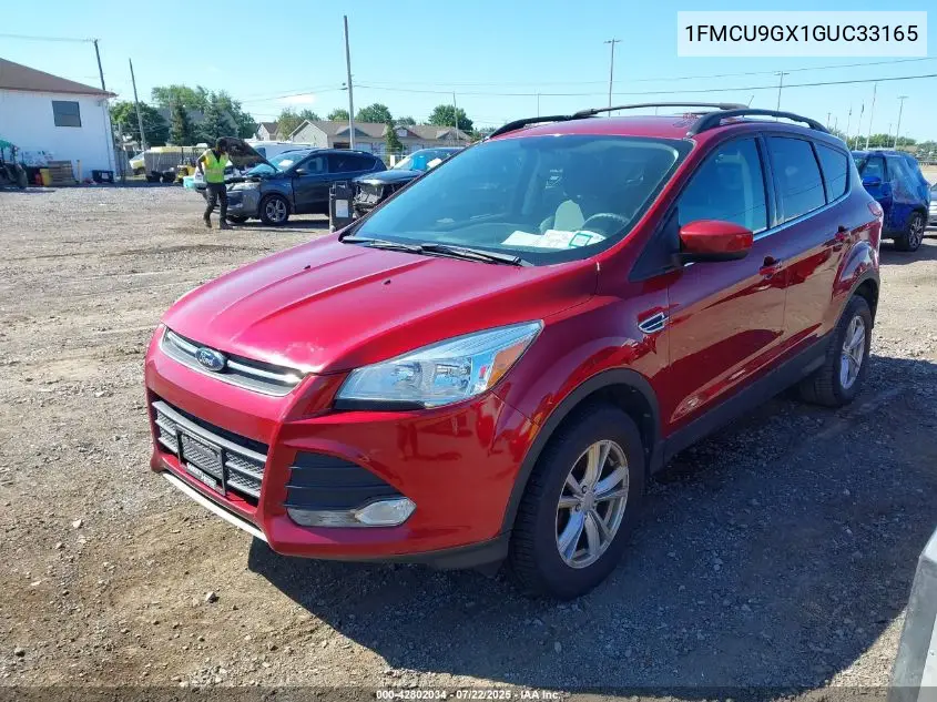 2016 Ford Escape Se VIN: 1FMCU9GX1GUC33165 Lot: 42802034