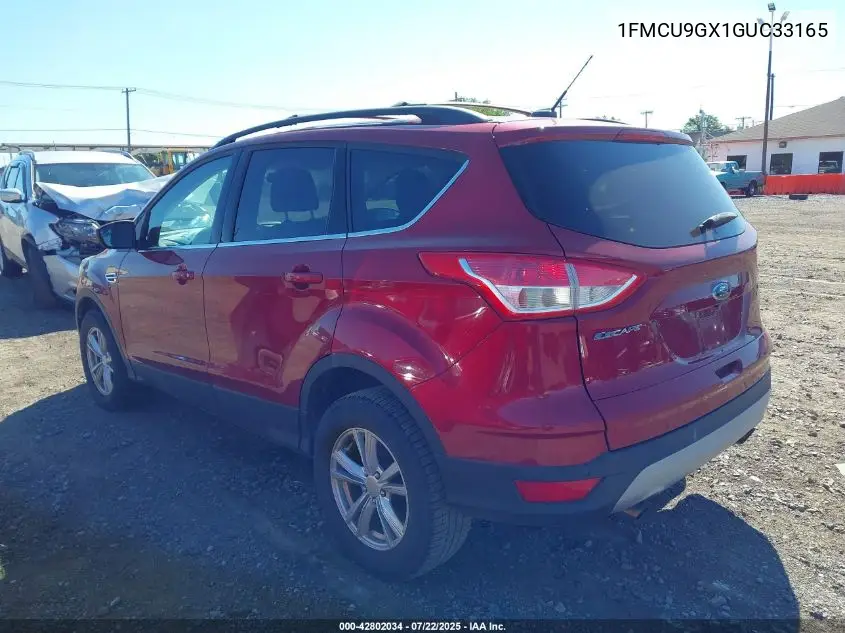 2016 Ford Escape Se VIN: 1FMCU9GX1GUC33165 Lot: 42802034