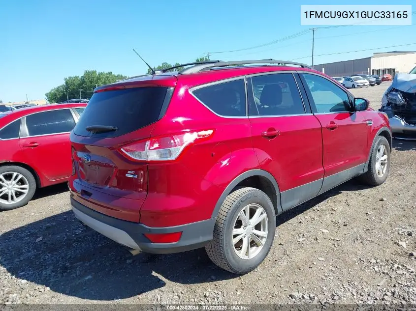 2016 Ford Escape Se VIN: 1FMCU9GX1GUC33165 Lot: 42802034