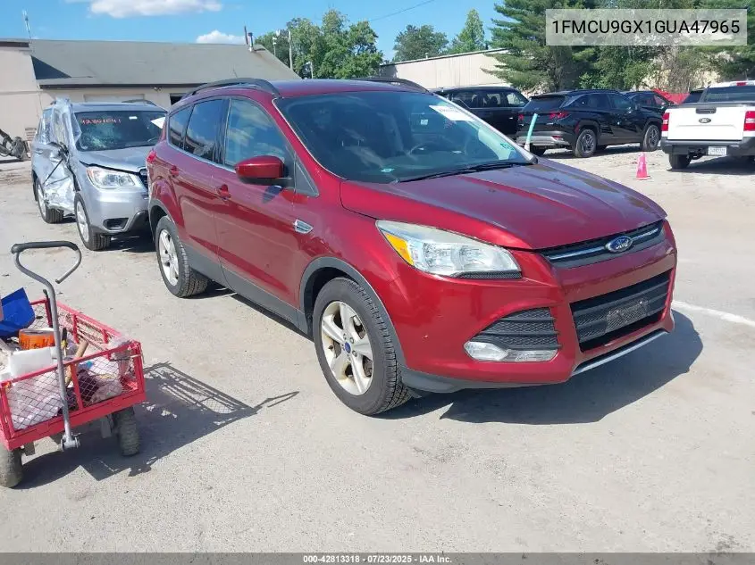 2016 Ford Escape Se VIN: 1FMCU9GX1GUA47965 Lot: 42813318