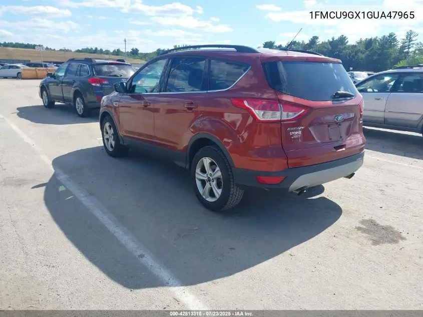 2016 Ford Escape Se VIN: 1FMCU9GX1GUA47965 Lot: 42813318