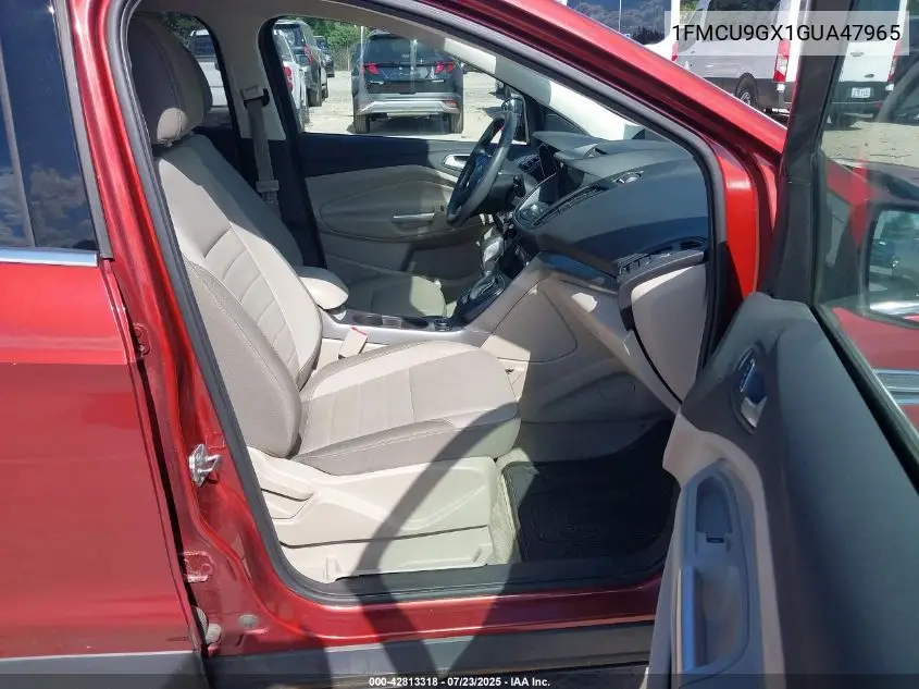 2016 Ford Escape Se VIN: 1FMCU9GX1GUA47965 Lot: 42813318