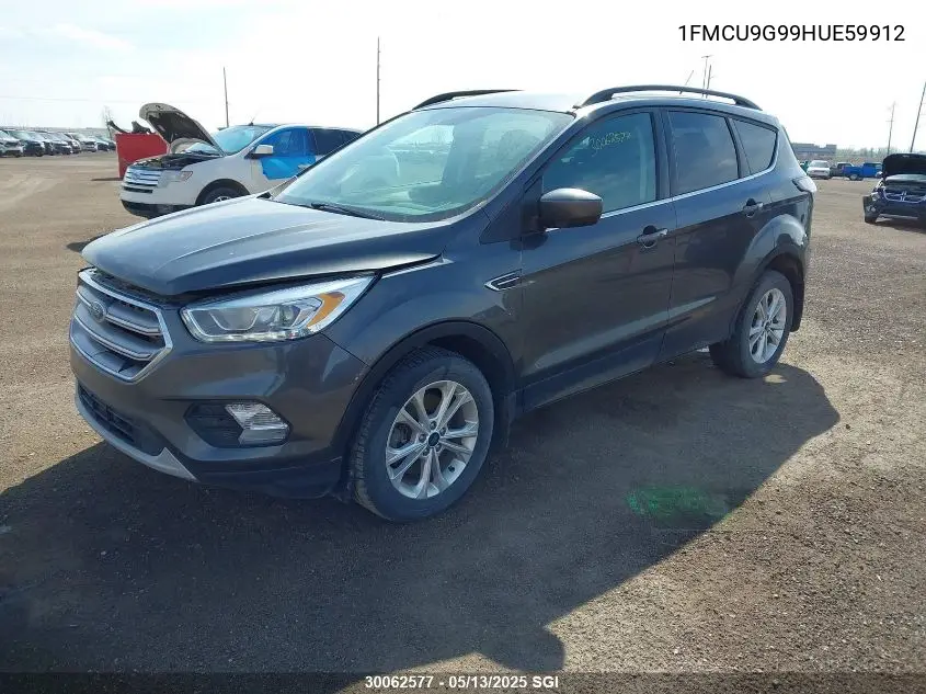 2017 Ford Escape Se VIN: 1FMCU9G99HUE59912 Lot: 30062577