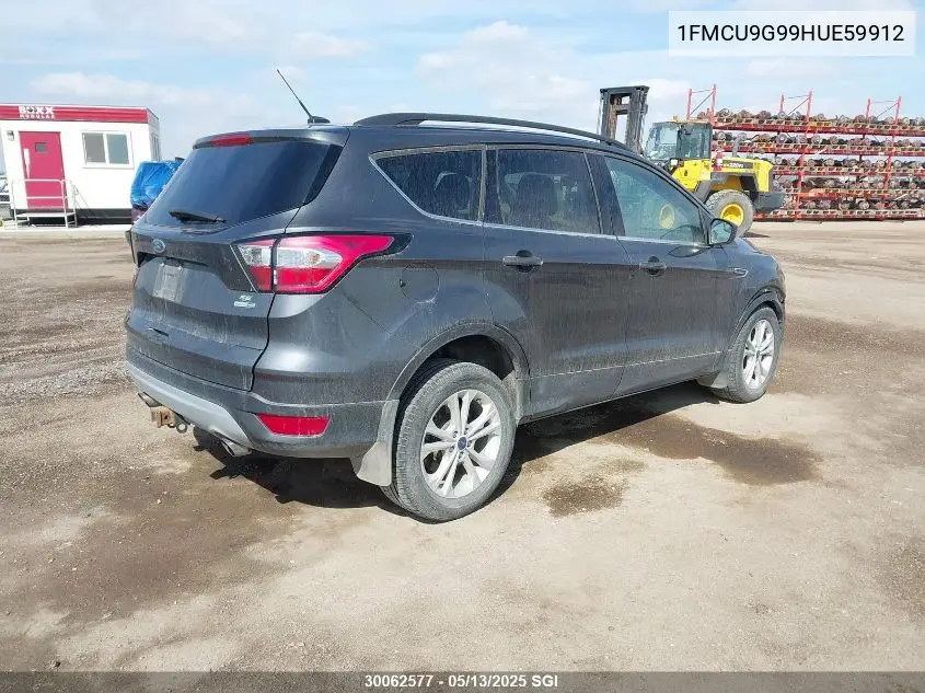 2017 Ford Escape Se VIN: 1FMCU9G99HUE59912 Lot: 30062577