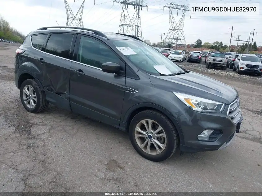 2017 Ford Escape Se VIN: 1FMCU9GD0HUE82970 Lot: 42037157