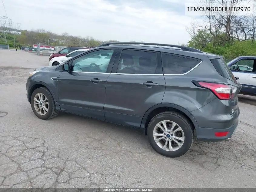 2017 Ford Escape Se VIN: 1FMCU9GD0HUE82970 Lot: 42037157