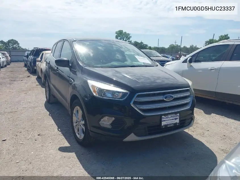 2017 Ford Escape Se VIN: 1FMCU0GD5HUC23337 Lot: 42545365
