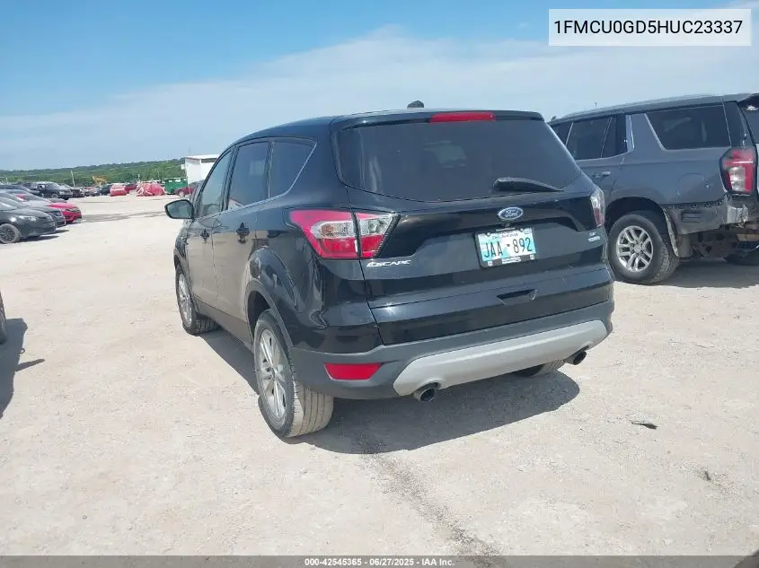 2017 Ford Escape Se VIN: 1FMCU0GD5HUC23337 Lot: 42545365