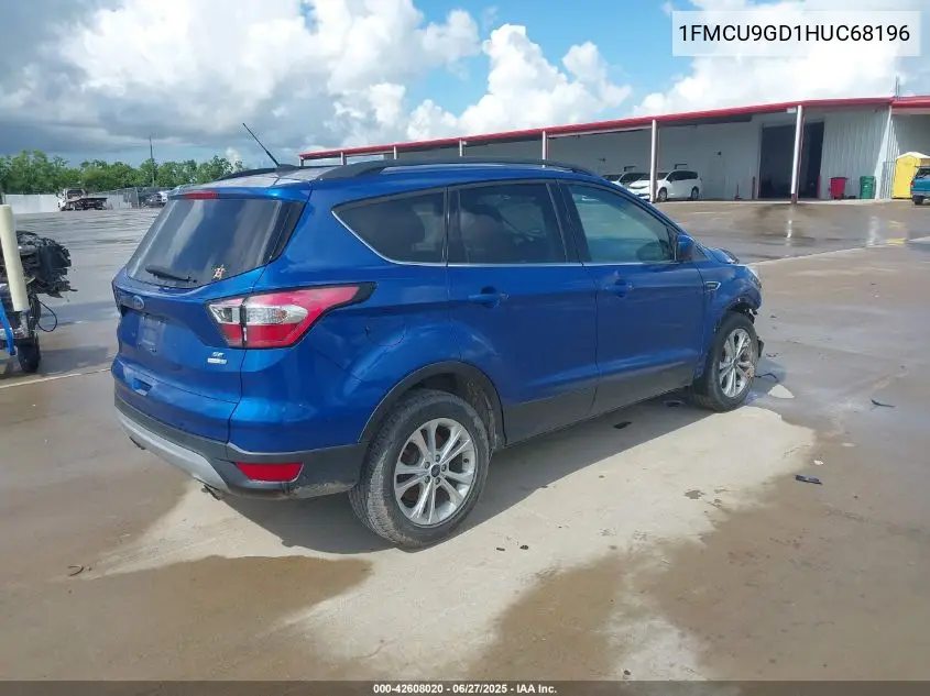 2017 Ford Escape Se VIN: 1FMCU9GD1HUC68196 Lot: 42608020