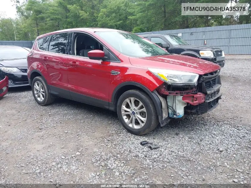 2017 Ford Escape Se VIN: 1FMCU9GD4HUA35378 Lot: 42610940